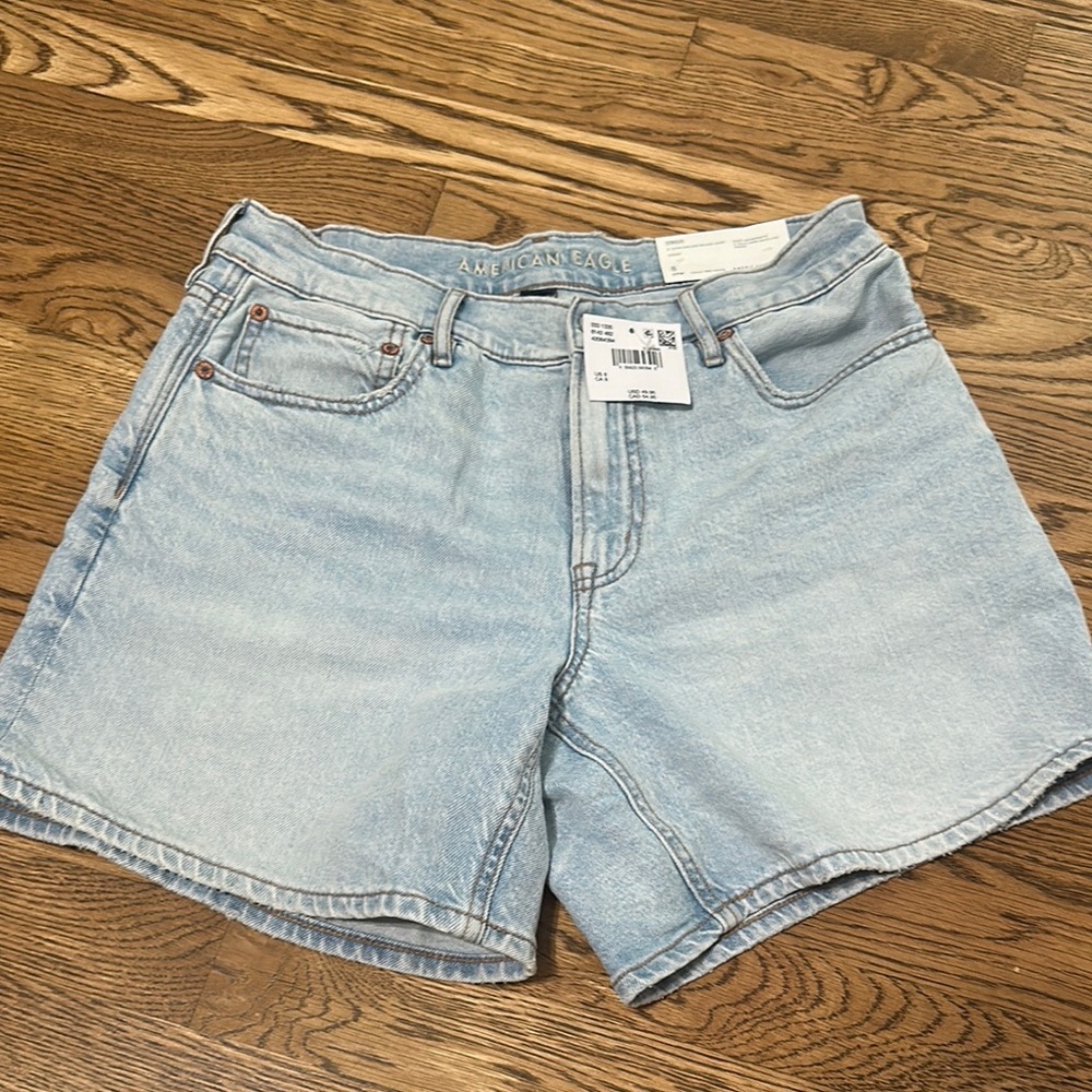 American Eagle Light Wash Denim Shorts